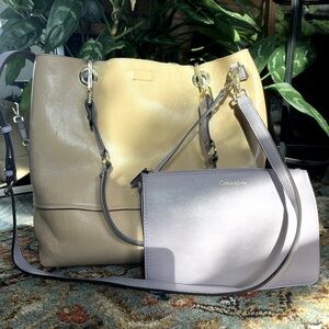Calvin Klein reversible tote bag